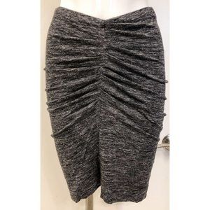 NEW ISABEL MARANT ETOILE Gathered Skirt Size 34 XS 2 Extra Small Gray High Low